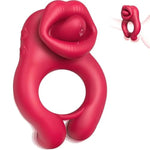 Couples' Pleasure Kit - 3-Motor Cock Ring with 10 Vibration Modes for Men and Women