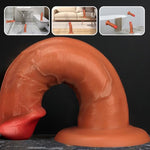 Dildo Big Huge Dildo 9", Silicone Realistic Dildo with Strong Suction Cup, Sex Toy for G Spot and Anal Play Penis Sex Toy for Women Men