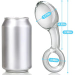 Anal Butt Plug Glass Anal Trainer With Big O Ring Crystal Pleasure Wand Adult Sex Toy For Men Women Couple Play (L)