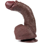 9 Inch Black D.Ildo Adult Sex Toys,Huge Thick D.Ildo With Strong Suction Cup For Hands-Free, Lifelike Silicone D.Ildo For Vagina Anal Stimulation For Men And Women Pleasure