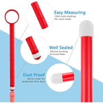Lube Applicator Syringes, Precision Lubricant Dispensers, 2-Pack Injector With Smooth Rounded Cap, Ideal For Men, Women & Couples - Reusable, Easy To Use & Clean [10Ml][White & Red]