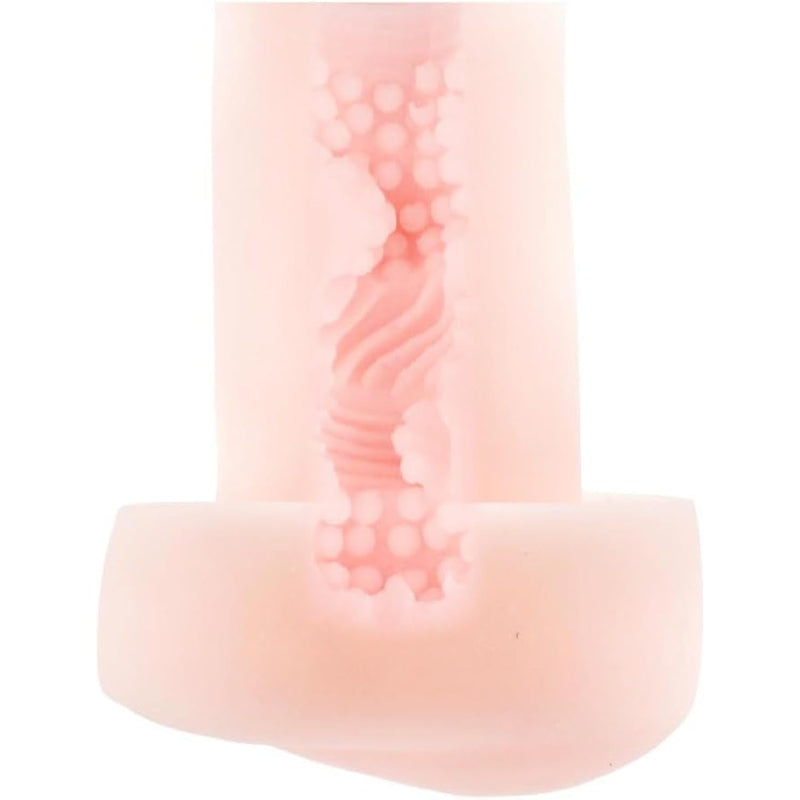 Male Penis Pump Attachment Pussy Model, Realistic Enlargement Sleeve Penis Enlarge Vacuum Cup Accessory For Male Masturbation Fake Vaginal Penis Pump Seal Blowjob Sleeve
