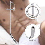 Urethral Plug, Stainless Steel Urethral Sound Hollow Penis Plug Metal Urinary Dilator Male Urethra Masturbation Rod Sex Toy For Men, 7.48 Inch