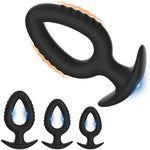 Sex Toys Anal Butt Plug Silicone Stimulator Waterproof Adult Toys Anal Bead Trainer Male Masturbator Prostate Massager Thrusting For Couples Women