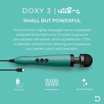 Doxy 3 USB-C Wand Vibrator – Affordable, Travel-Friendly Wand Vibrator for Gen-Z, Deep Vibrations with Modern USB-C Connectivity