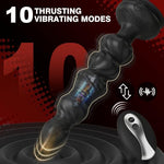 Thrusting Butt Plug Prostate Massager with Remote for Men Women Couples