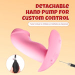 Inflatable Dildo Anal Vibrator For Men And Women – Wearable G-Spot And Prostate Massager Silicone Double-Ended Sex Toy Rechargeable Waterproof