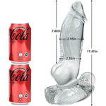 Monster Dildo Fantasy Anal Butt Plug With Suction Cup Huge Realistic Dildo With 2 Big Knots G Spot Stimulator Tpe Anal Sex Toys For Women Men Gay And Couple (Xl)