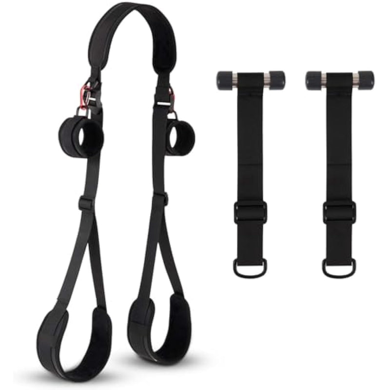 Sex Bondage Bdsm Restraints Sex Toy Sets With Adjustable Straps, Bondage Restraints Kit Adult Toys, Hanging Door Leg & Hand Cuffs For Couple 3 Pcs