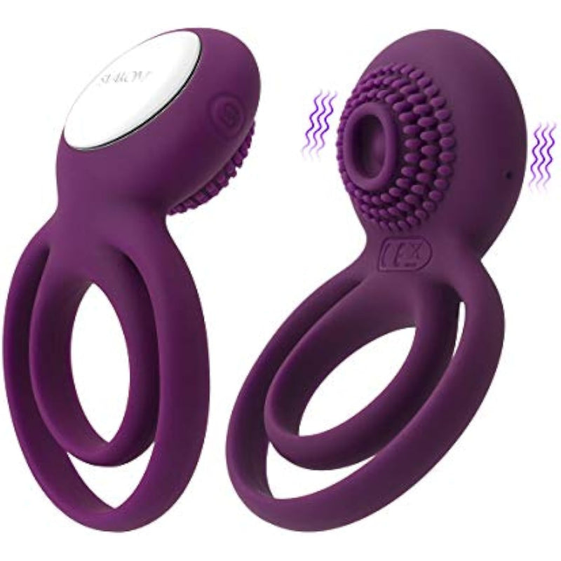 SVAKOM Couples Ring Vibrating Dual Penis Rings Male Adult Sensory Toys Clitoral Vibrator G-Spot Stimulators Waterproof, Rechargeable.