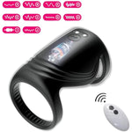 3 In 1 Anal Vibrator With Remote Control + Vibrating Cock Ring For Enhanced Erection Delay Ejaculation, Silicone Sex Toys For Men