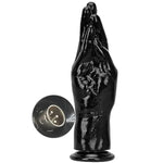 Realistic Hand Dildo With 3Xlr Adapter Black Forearm Dildo Anal Butt Plug Anal & Vaginal Masturbation Adult Sex Toy(L)