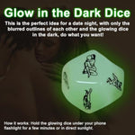 3 Pcs Sex Dice For Couples,Fluorescent And Black And White Dice,12 Sex Position Ideas,Valentine'S Day Gift Anniversary Birthdays Gift, Easter Adult Gifts,Sex Things For Couples Kinky Sex Toys