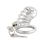 Chasity Cage Men Metal Chastity Device Breathable Male Abstinence Chastity Lock Cock Cage For The Best Men Companion J1250 50Mm
