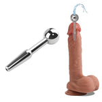 Stainless Steel Urethral Sounds Penis Plug Hollow Urethral Dilator Male Short Urethral Catheter Plug Sex Toy For Men Urethral Stimulation Masturbation (2.51Inch)