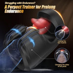 Male Sex Toys For Men - Male Masturbator Penis Training Vibrator, 10 Clamping & Vibrating & Tongue-Licking Adult Sex Toys, Intense Stroker Trainer For Increase Endurance & Ultimate Pleasure