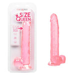 Size Queen 10 Inch Dildo With 6 Inch Shaft Circumference And Sturdy Suction Cup - Pink Se-0262-05-2