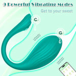 Bullet Vibrator Adult Sex Toys, Wearable Panty Vagina Stimulator Mini Egg Vibrator With App Remote Control Vibrating Ball G Spot Clitoral Anal Toys For Couple (Green)