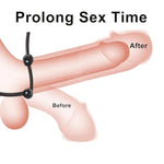 Adjustable Silicone Cock Rings for Men - 7 Sizes to Enhance Erection and Pleasure