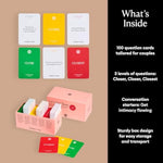 Get Closer Conversation Cards For Couples, Intimacy Deck Card Game, Fun Date Night Ideas, 100 Icebreaker Couple Questions To Strengthen Bonds And Relationships