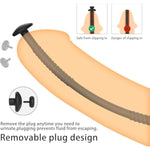 Urethral Sounds Set Silicone Plug Urethra (With Syringe), Urethral Dilator Urethral Masturbator Male Sex Toys