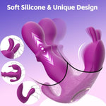 Panty Wearable Vibrator Sex Toys For Woman, G Spot Stimulator Anal Clitoral Thrusting Dildo Remote Control Vibrator, Rabbit Dildo With 10 Powerful Thrusting Vibration Modes Female Adult Toys