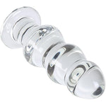 Pagoda Large Glass Anal Plug Crystal Butt Plug Wand Anal Trainer Anus Expander Sex Toy (Large)