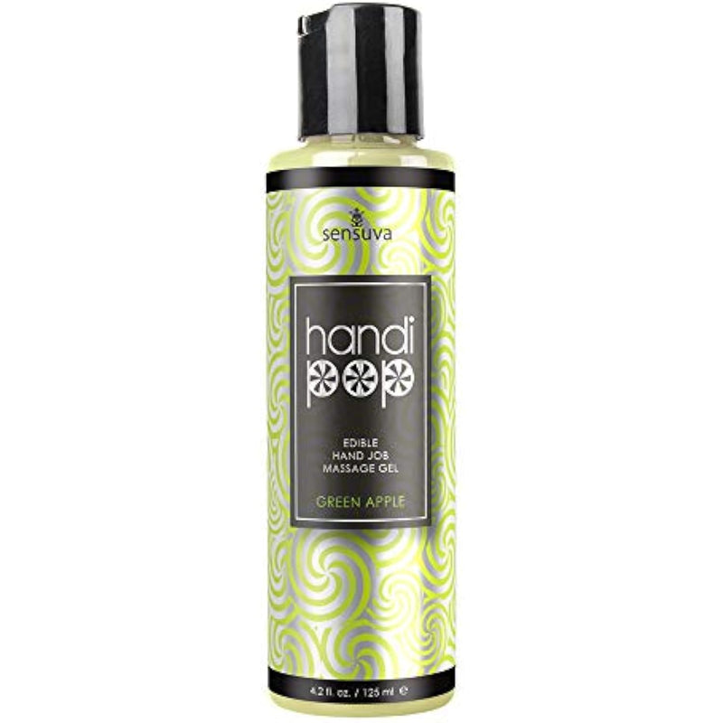 Handipop Hand Job Massage Gel | Green Apple | 4.2 Fl.Oz.