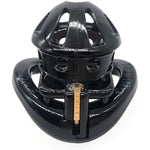 Kzpc Male Chastity Cage| Lightweight Plastic Chastity Device| Adult Toy For Men| 4 Active Sizes Rings (Black, Long)