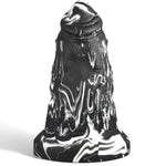 4.22" Diameter Huge Fantasy Silicone Black Monster Dildo,9'' Extra Large Realistic Giant Thick Anal Stretch Trainer, Xxl Massive Dildos Butt Plug With With Strong Suction Cup For Advanced Users