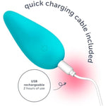 Mini Massager Vibrator, 10 Vibration Settings, Body-Safe Silicone, Fully Waterproof, And Rechargeable