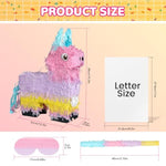Kids Piñata Party Game Set with Hitting Stick, Blindfold & Confetti Filler
