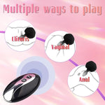 Bunny Tail Butt Plug Vibrator, Soft Silicone Anal Plug With Black Furry Tail Plug, Wireless Remote Control Design, Rabbit Tail Trainer For Adult Sex Toys For Role Play Cosplay Women, Men And Couples