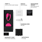 Tiani 3, Couples Vibrator, Remote Controled Sex Toy For Adults, Couple Sex Toy Wireless And Hands-Free Vibrator Satisfaction Adult Sex Toys For Women And Men, Cerise