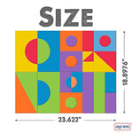 Large Building Foam Blocks For Toddlers – Giant Jumbo Big Building Blocks (30 Pieces)
