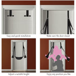 Sex Furniture For Bedroom Position Over The Door Sexy Swing Sex Straps For Adult Sex Sling Heavy Duty Hold 300Lbs Frequent Flyer Door Mount Swing Sex Bonding Restraints Hoodies Sweater