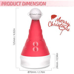 Christmas Santa Hat Sex Toy Vibrator For Women - Double Head Clitoris And Nipple Stimulator, Erotic G Spot Massager - 10 Vibration Modes, 5-Speed Sliding Ball Rolling Sexual Stimulation Device