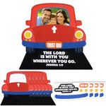 24-Piece Road Car Photo Frame Craft Kit for Church Groups and VBS Activities
