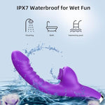 Strong 3 In 1 Tongue Licking Sucking Clitoris Vibrator Sex Toys For Women Clit Sucker Vacuum Vibro Dildo Female G Spot Clitoral Stimulator Sex