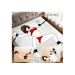 Bdsm Bed Bondage Kit Sm Sex Toys Restraints Set With Handcuffs Sex Straps Cuffs Blindfold & Feather Tickler, Hogtie Sex Toys Couples For Adult Men Women