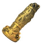King Minotaur Premium Silicone Dildo for Beginners, Men, Women, and Couples - Fantasy Dong with Suction Cup Base and Harness Compatible