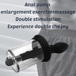 Male Vestibular Anal Plug Massage Anal Plug Tube, Thread Enlargement Device Anal Pump Cylinder With Beaded Silicone Insert For G-Spot Stimulation(P3)