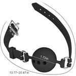 Ball Gag Silicone Breathable Mouth Gag With Lock (1.73")
