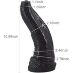 Animal Dildo, Realistic Oversized Elephant Penis Cock Dong Christmas Gifts Female Masturbator Vaginal Massage For Women