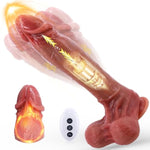 Thrusting Dildo Realistic Huge Penis Vibrator Sex Toys With Suction Cup, 4In1 Thick Dildo With Thrusting Swing Vibrating And Heating Modes Remote Control Big Dildos Anal Pluge For Women Men