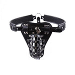 Men's Chastity Belt with Adjustable Penis Cage and Ring for Adults - Flirt Fashion Underwear