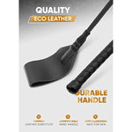 G Crop 18 In Leather Whips For Horse Equestrian Horse Crop (Black),24 Regular