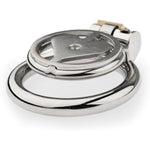 Adult Toys Sm Stainless Steel Inverted Chastity Lock Chastity Device Male Beginner Cage Press Chastity Cage Penis Cage Penis Lock Massage To Prevent Erection Restraint Alternative Stimulator