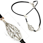 Male Invisible Chastity Belt Cage Stainless Steel Sexy Underwear Adjustable Device Hollow Bondage Sex Toy With Hole Bdsm (Black, 60-90Cm)