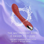 G Spot Vibrator Dildo for Vagina, Clitoral, Anal Stimulation with 10 Vibrations Modes Personal Powerful Quiet Vibrating Massager Rechargeable Waterproof Adult Sex Toy for Women, Men, Couples (Berry)